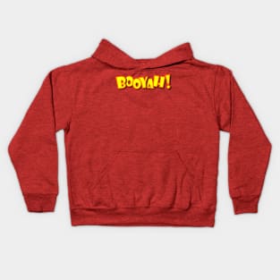 Yellow and Orange Booyah! Kids Hoodie